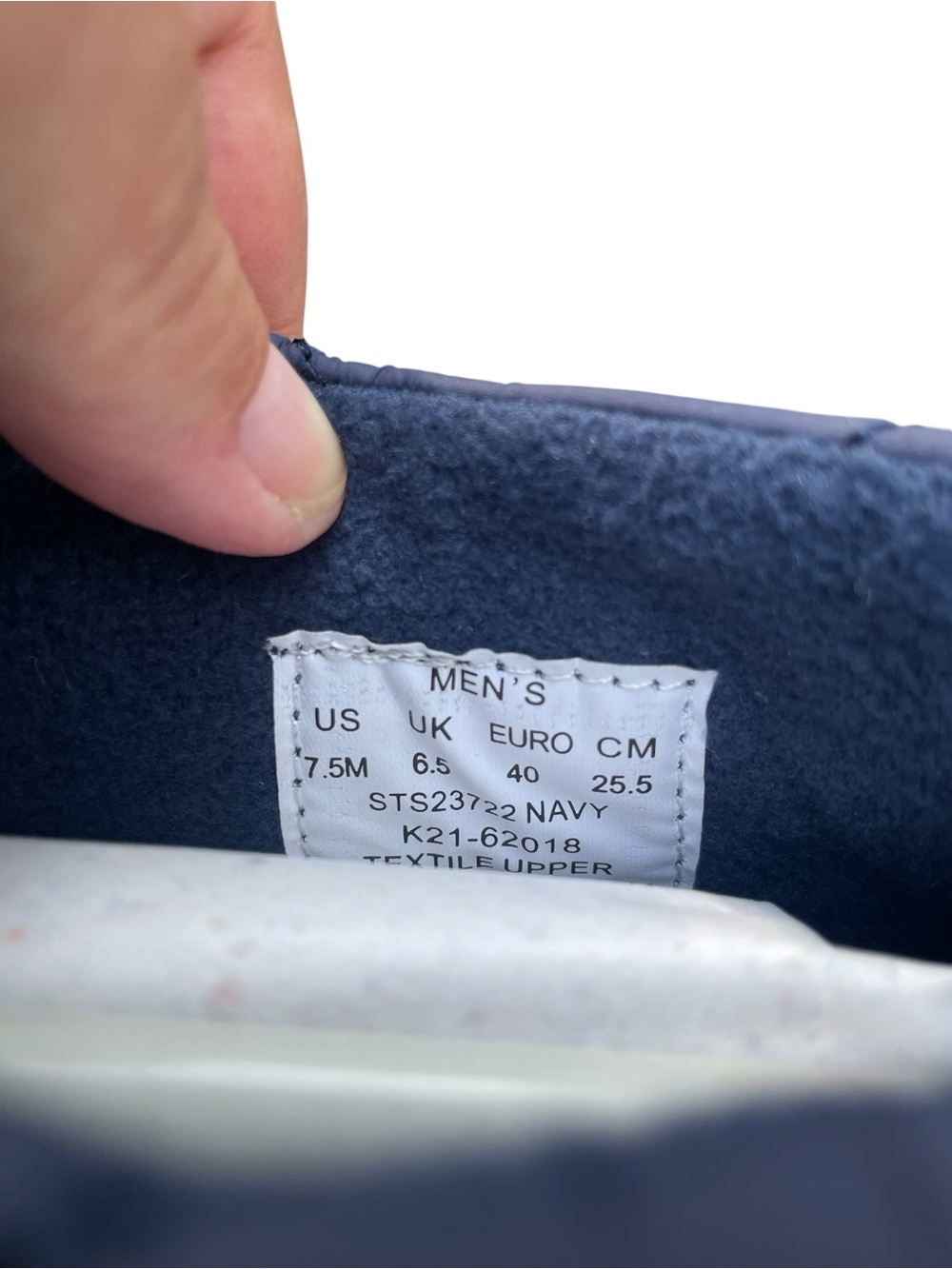 Sperry Mens Sperry MocSider Quilted Nylon Slippers, Casual Shoe, Size 7.5, NWOT - Picture 5 of 5
